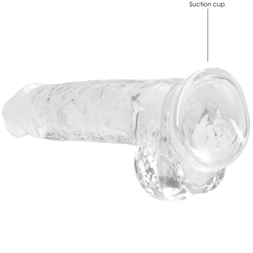 Falo imitatorius Crystal Clear (21 cm) (skaidrus)