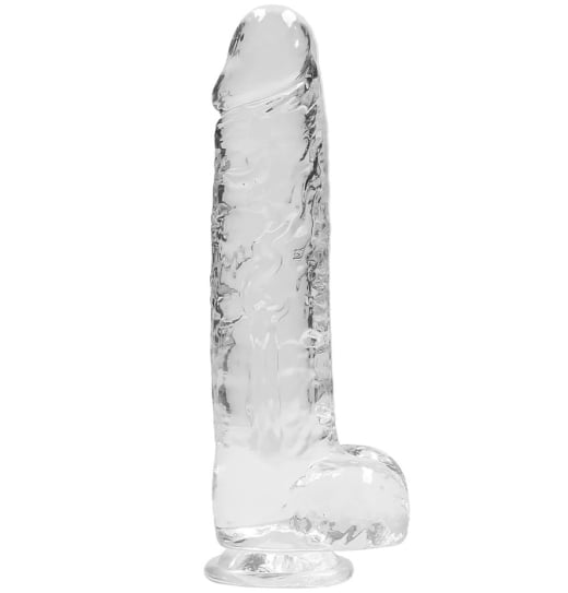 Falo imitatorius Crystal Clear (25 cm) (skaidrus)
