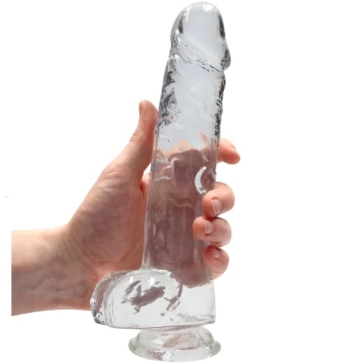 Falo imitatorius Crystal Clear (25 cm) (skaidrus)