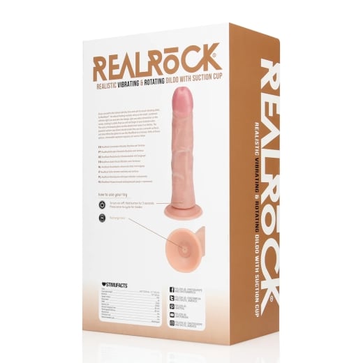 Besisukantis vibratorius Regular Curved Cock 8’’