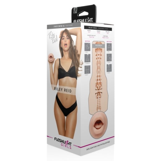 Fleshlight masturbatorius Riley Reid Insomnia Mouth