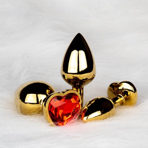 Analinis kaištis Gold Heart Gem (S dydis) 