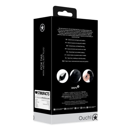 Analinis kaištis Fox Tail Black