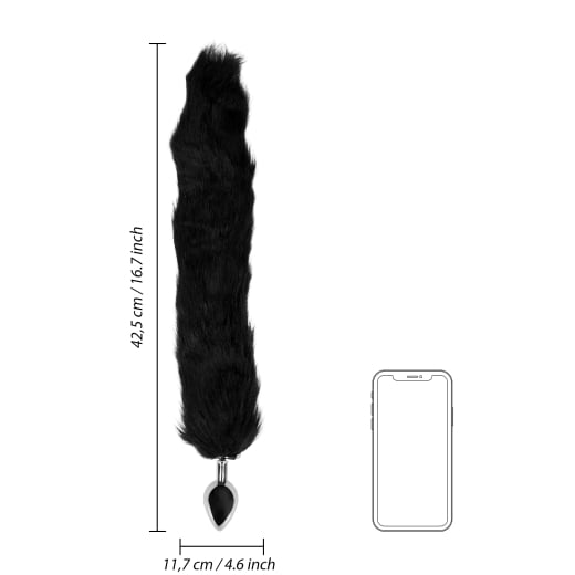 Analinis kaištis Fox Tail Black