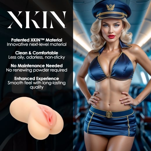 Masturbatorius Irresistible Stewardess Lexi Cockpit 