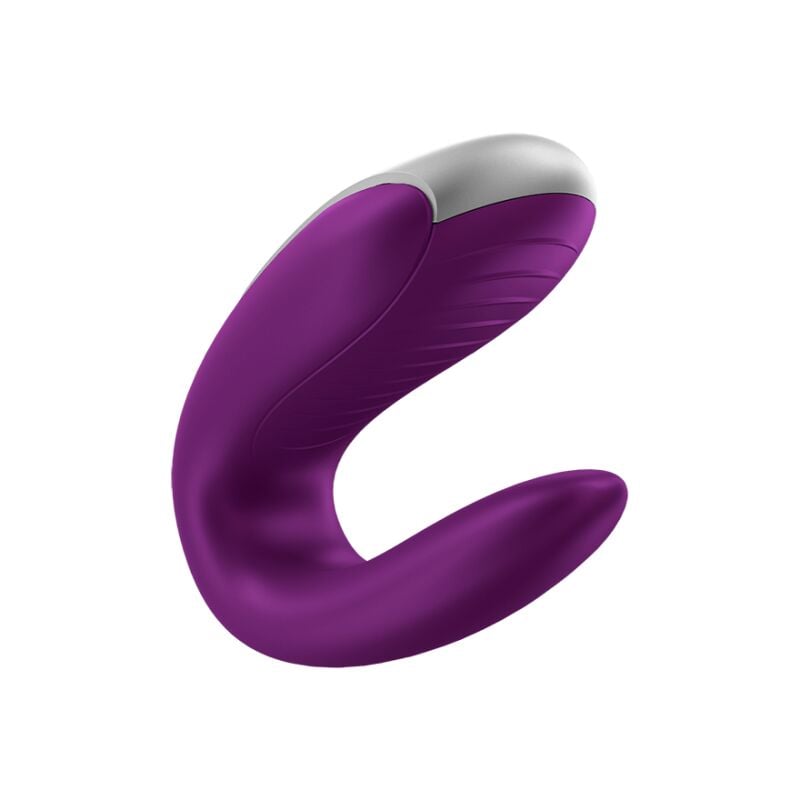 Išmanusis porų vibratorius Double Fun (violetinis)