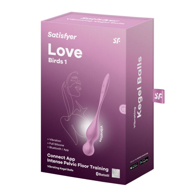 Išmanieji vaginaliniai kamuoliukai Satisfyer Love Birds 1 