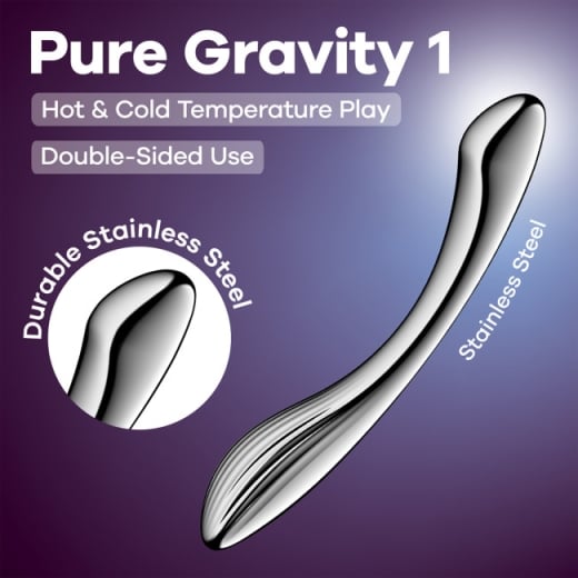 Metalinis dildo Pure Gravity
