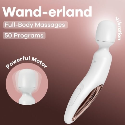 Masažuoklis Wand-erland (balta)
