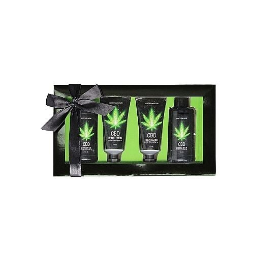 Rinkinys Luxe Gift CBD Green Tea Hemp Oil