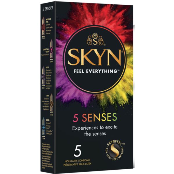 Kondoomid SKYN 5 Senses (5 tk)