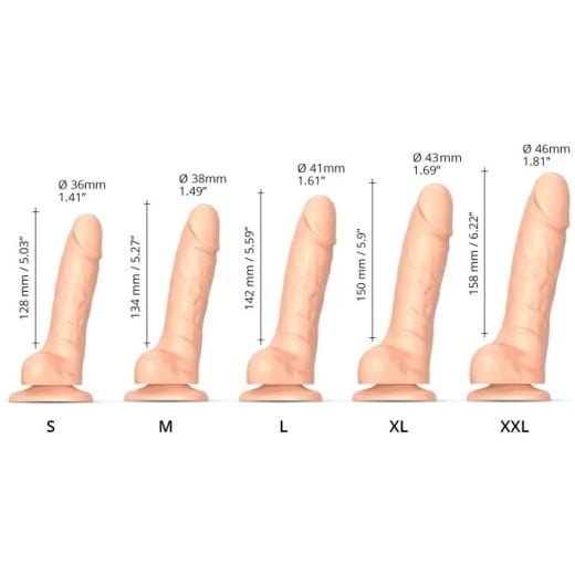 Falo imitatorius Sliding Skin Realistic (M dydis)
