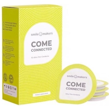 Prezervatyvai Come Connected (10 vnt.)