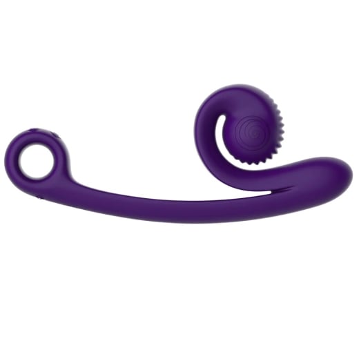 Daugiafunkcis vibratorius Snail Vibe Curve (violetinis)