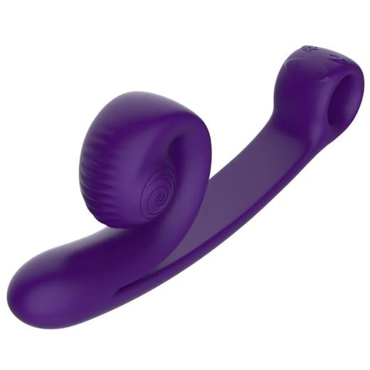 Daugiafunkcis vibratorius Snail Vibe Curve (violetinis)