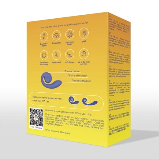 Vibratorius Gizi Lite (mėlyna)