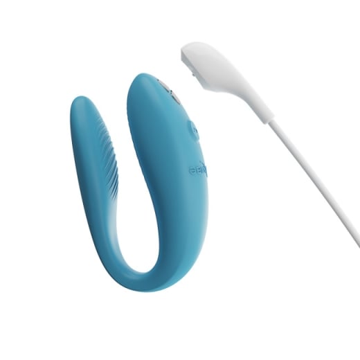 Porų vibratorius We-Vibe Sync Go (mėlynas)