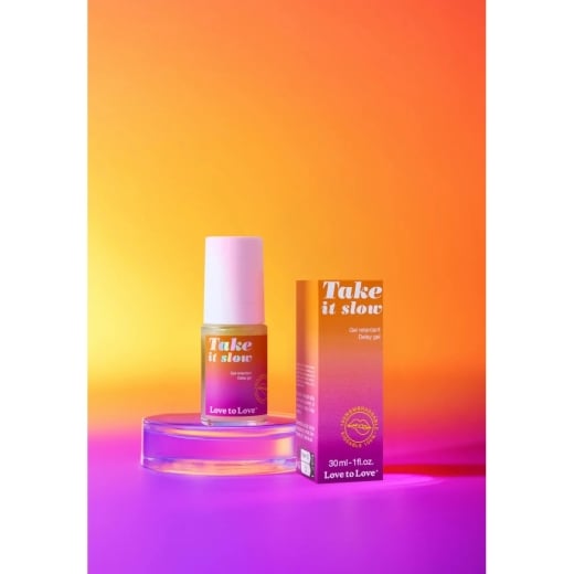 Ejakuliaciją atitolinantis gelis Take It Slow (30 ml)