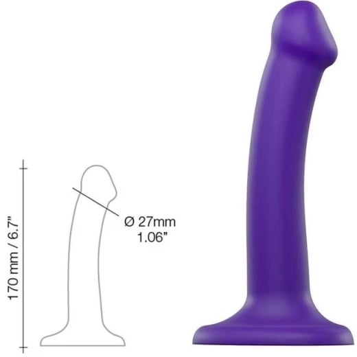 Dildo Semi-Realistic (S dydis) (violetinis)