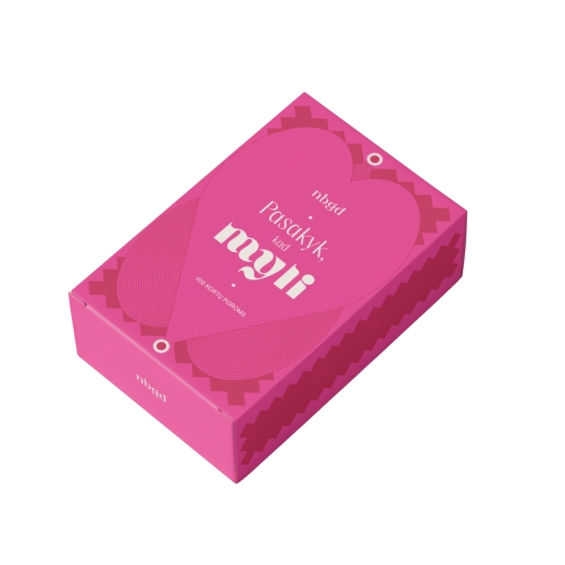 Kortos poroms PASAKYK, KAD MYLI