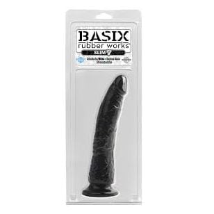 Basix Rubber 7 dildo (juodas)