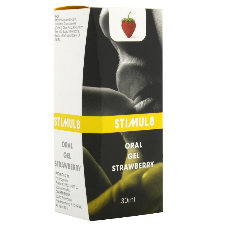 Stimul8 gelis oraliniam seksui Braškytė (30 ml)
