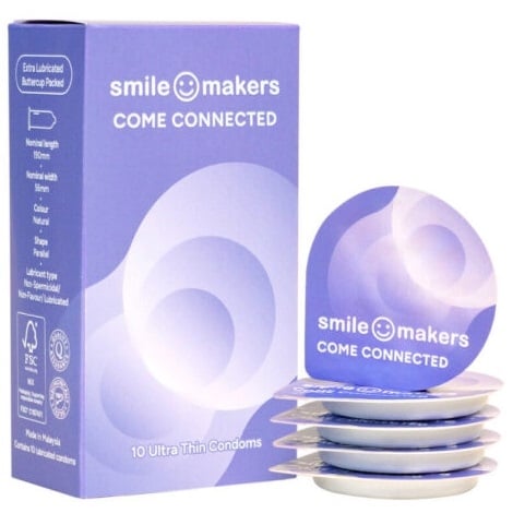 Prezervatyvai Come Connected (10 vnt.)