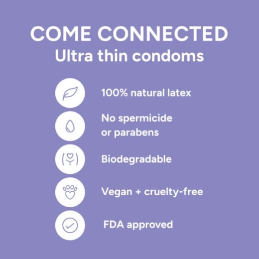 Prezervatyvai Come Connected (10 vnt.)