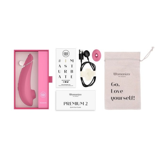 Klitorio stimuliatorius Womanizer Premium 2 (rožinis)