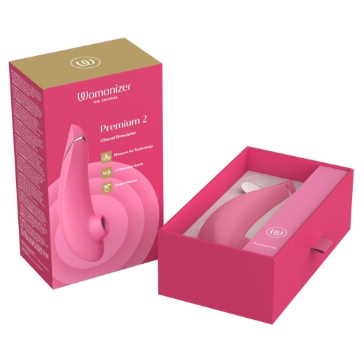 Klitorio stimuliatorius Womanizer Premium 2 (rožinis)