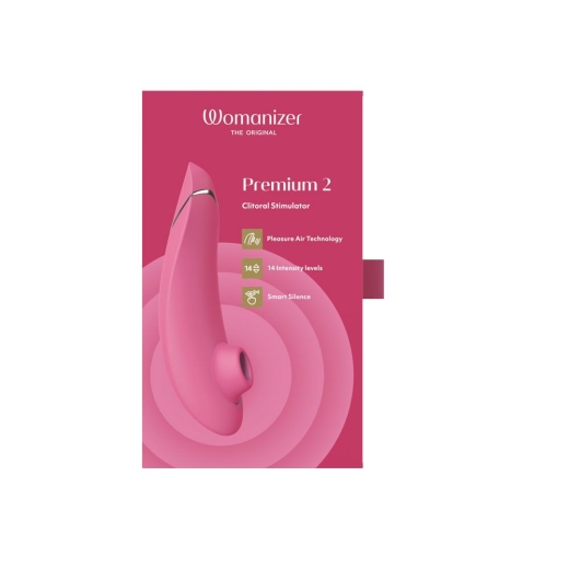 Klitorio stimuliatorius Womanizer Premium 2 (rožinis)
