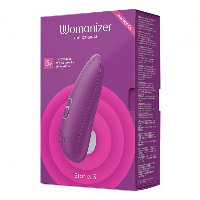 Klitorio stimuliatorius Womanizer Starlet 3 (violetinis)