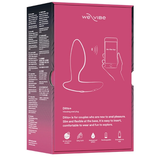 Išmanusis analinis kaištis We-Vibe Ditto+ (rožinis)