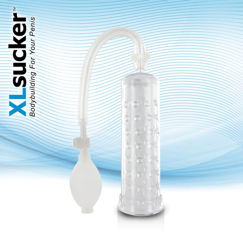 Dzimumlocekļa pumpis XL Sucker (Caurspīdīgs)