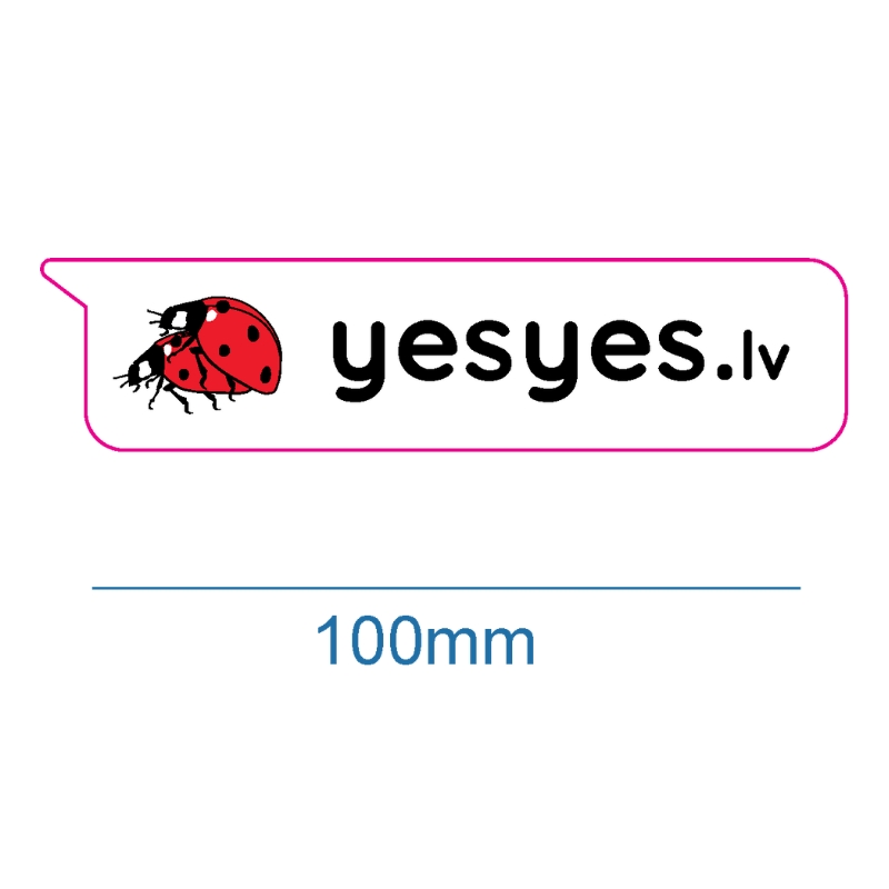 Наклейка Yesyes (10 x 2,5 см)