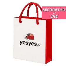 Бумажный подарочный пакет Божьи коровки (20x25 см)