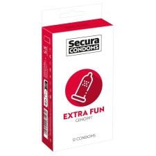 Prezervatyvai Secura Extra Fun (12 vnt.)