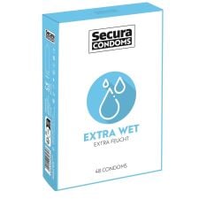 Prezervatyvai Secura Extra Wet (48 vnt.)