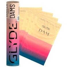 Barjerinės plėvelės oraliniam seksui Sheer Glyde Dams Vanilla (4 vnt.) 