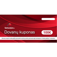 100 Eur vertės dovanų kuponas