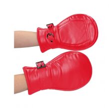 Ouch Puppy Play - Neoprene Dog Mitts - Red