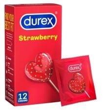 Durex Strawberry (12 gab.)