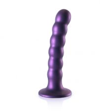 Dildo Beaded (13 cm) (violetinis)