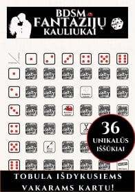 Erotinis žaidimas BDSM kauliukai
