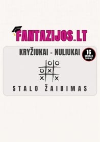 Erotinis žaidimas Kryžiukai-nuliukai (52 užduočių rinkinys)