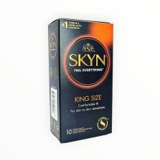 Prezervatyvai be latekso SKYN King Size (10 vnt.)