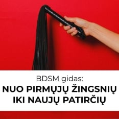 BDSM gidas: nuo pirmųjų žingsnių iki naujų patirčių
