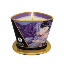 Masažo aliejus-žvakė Shunga Egzotiški vaisiai (170 ml)