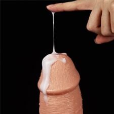 11'' Realistic Long Vibrating Dildo Flesh