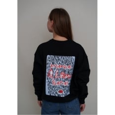 Unisex džemperis Malonumų mašina (baltas)